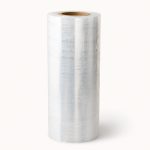 Clear machine stretch film roll