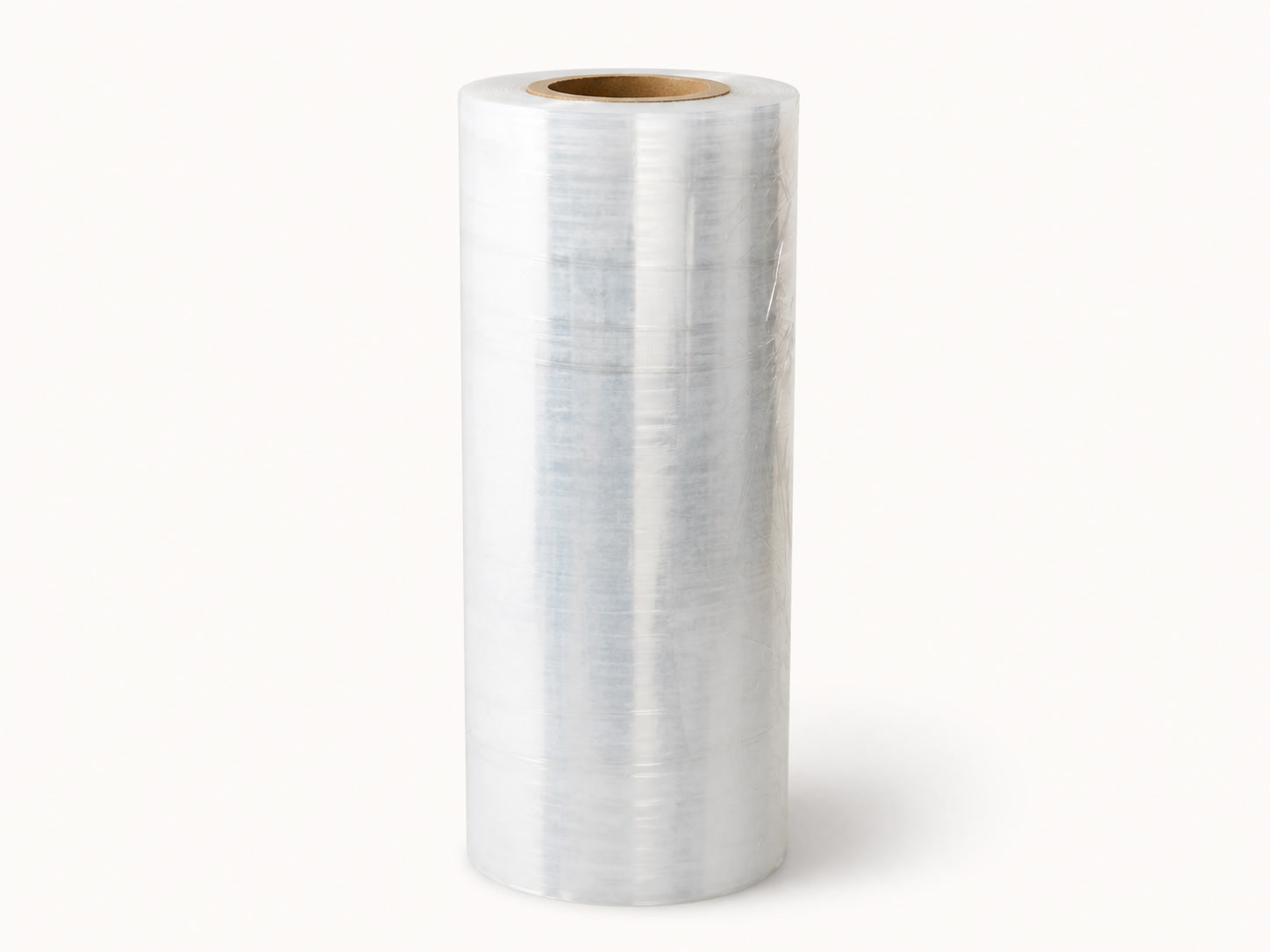 Clear machine stretch film roll