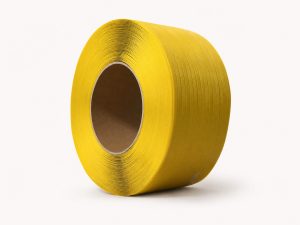 Yellow PP semi-transparent strapping roll