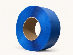 Blue PP semi-transparent strapping roll