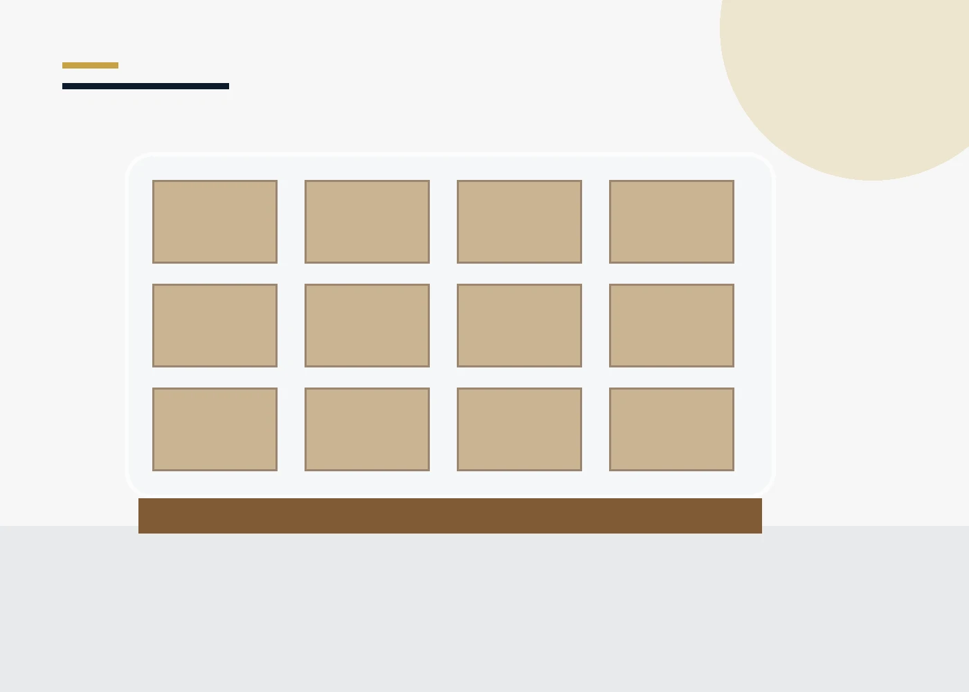 Illustration of palletized logistics loads
