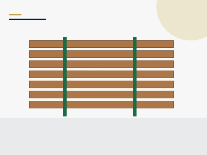 Illustration of timber secured with strapping