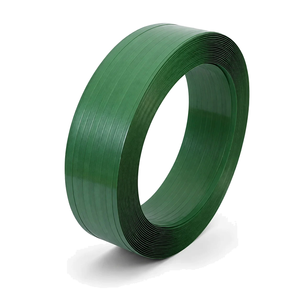 Green PET plastic steel strapping coil